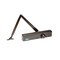 Global Door Controls Slimline Heavy Duty ADA Commercial Door Closer with Hold Open Cush-N-Stop Arm in Duronodic-Sizes 1-6 TC4361HOACNS-DU - alternate 2
